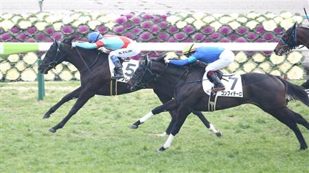 【３歳新馬】京都６Ｒ　キズナ産駒の牝馬アブレイズが差し切り勝ち！