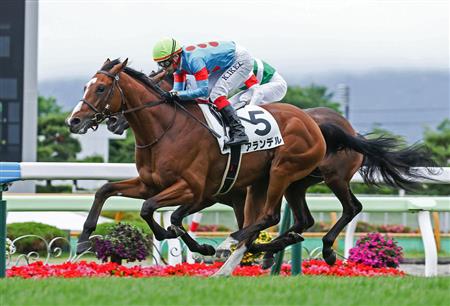 【２歳新馬】函館５Ｒ　アランデルが直線競り勝つ
