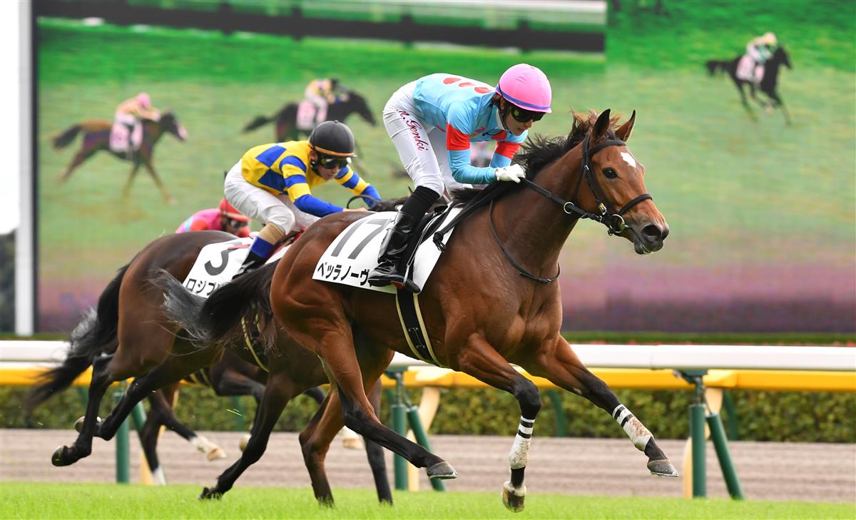 【東京４Ｒ・新馬】４番人気ベッラノーヴァが中団から伸びて快勝