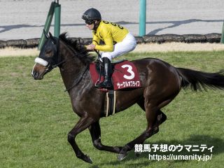 【桜花賞】サークルオブライフ馬なり単走１２秒５